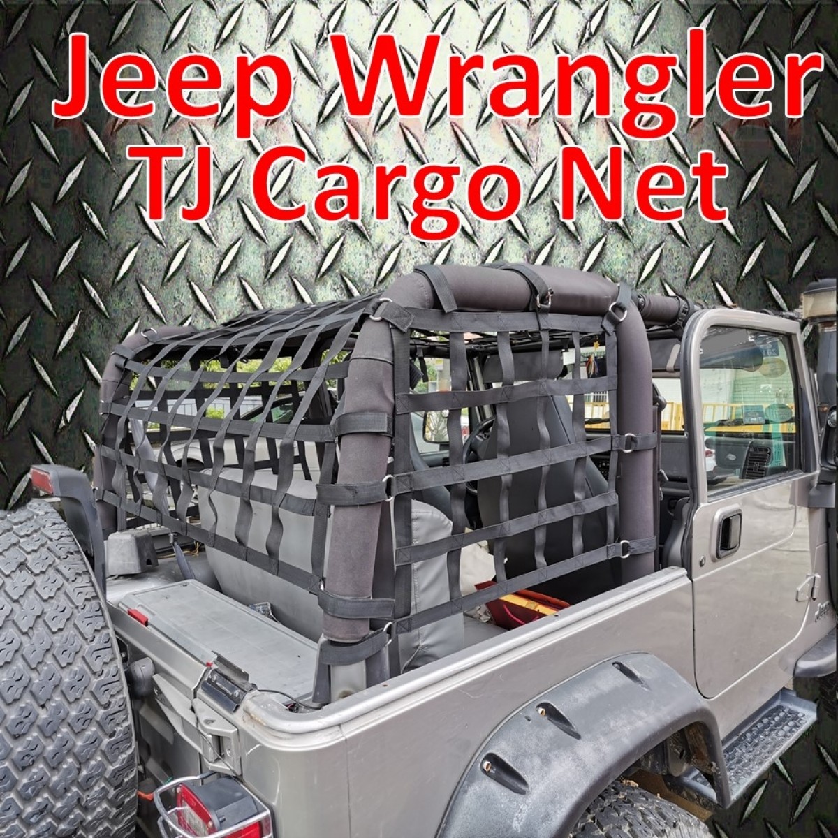 OSJS Jeep Wrangler TJ Cargo Net