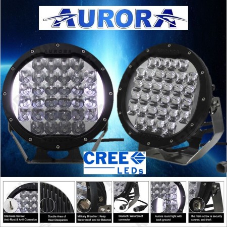 9" Driving Lights by Aurora