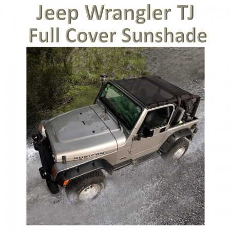 Jeep Wrangler TJ 1997- 2006   ECLIPSE: Full Mesh Sun Shade 