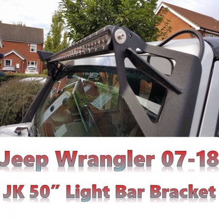 Jeep Wrangler JK  2007-2018    50" Light Bar Bracket - Brahman Series