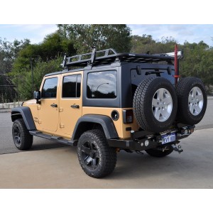 OUTBACK ACCESSORIES JK WRANGLER DUEL TYRE CARRIER  