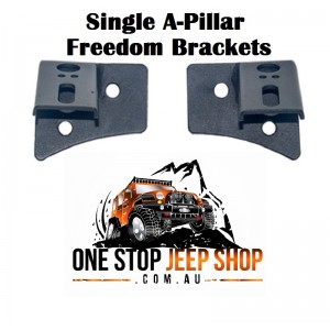 Jeep Wrangler JK Single A-Pillar Freedom Bracket