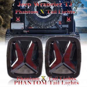 Jeep Wrangler TJ 1997- 2006 Phantom X Tail lights