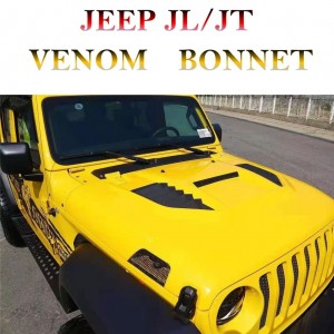 JEEP WRANGLER JL/JT 2018 onwards VENOM Bonnet